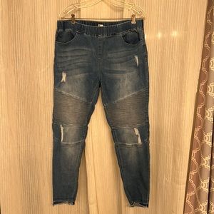 Grace & Lace Moto jeans